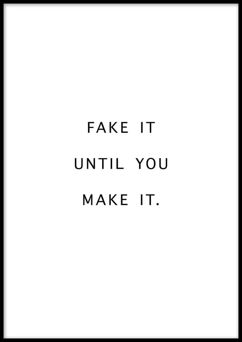 Fake It-plakat