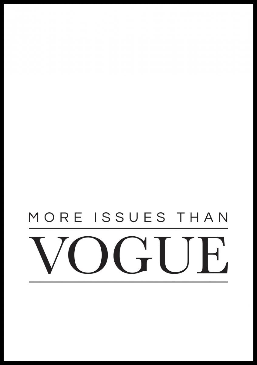 Vogue plakat