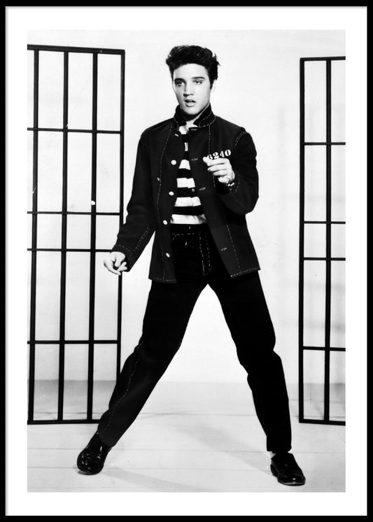 Elvis Presley Jailhouse No2 plakat