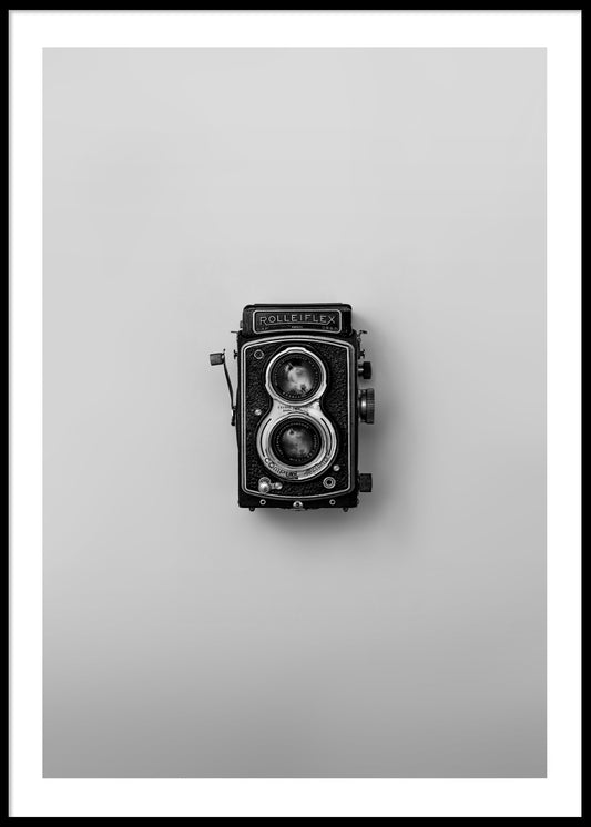 Vintage kamera plakat