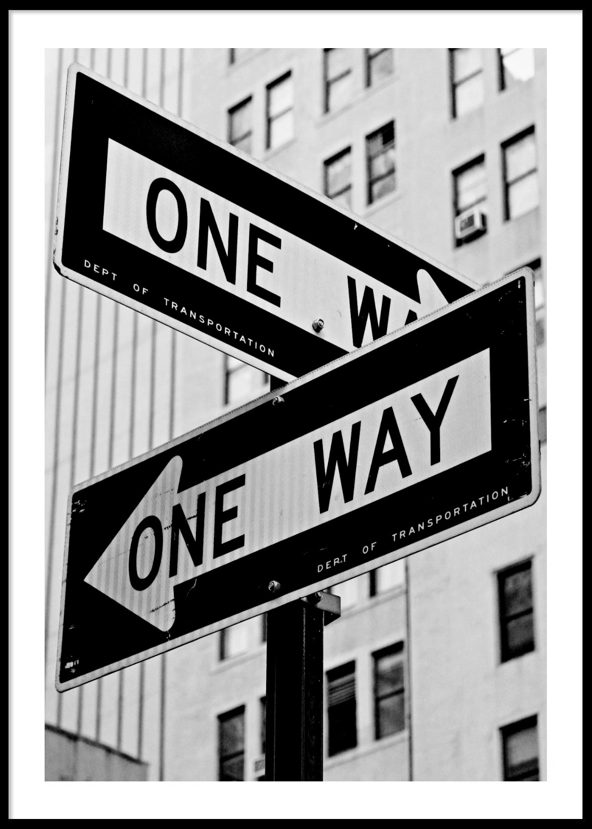 One Way plakat