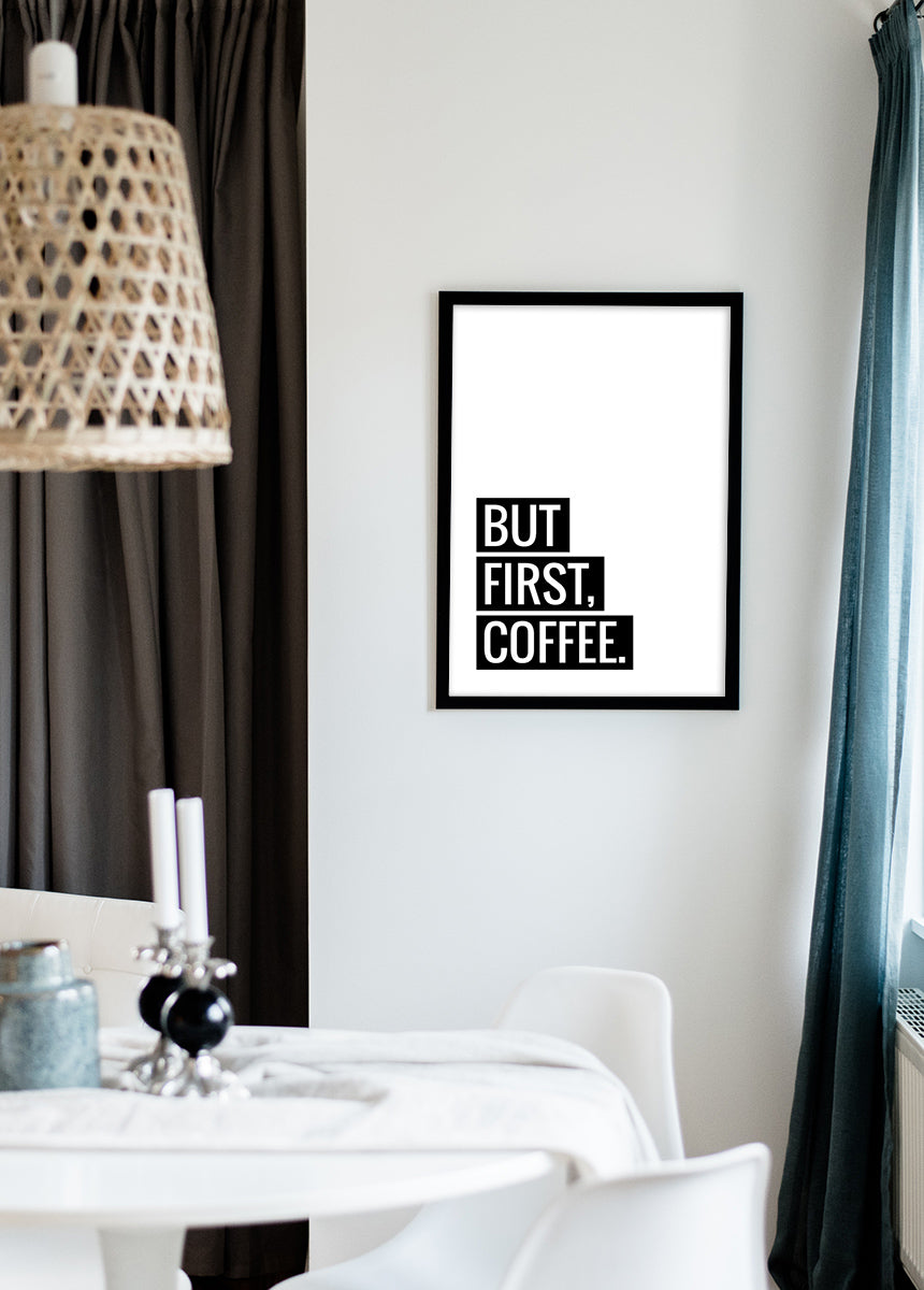 Men først kaffeplakat