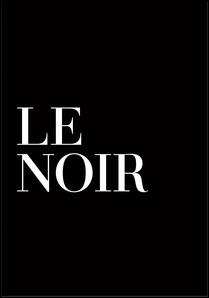 Le Noir plakat