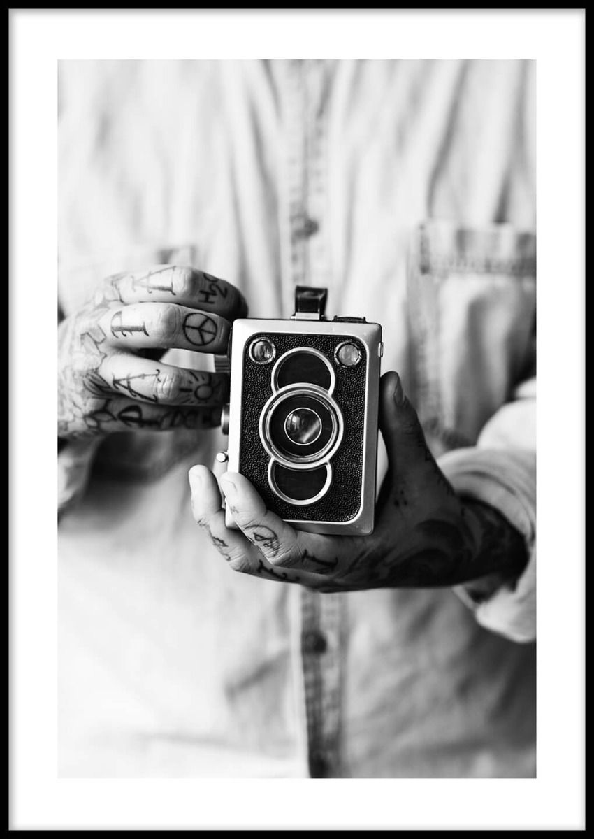 Vintage Camera No3 plakat