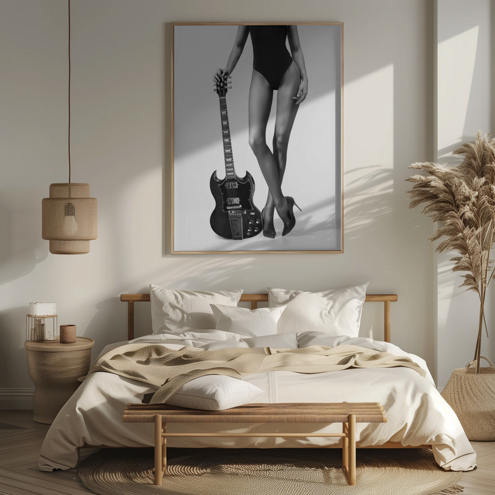 Lady And The Gibson plakat