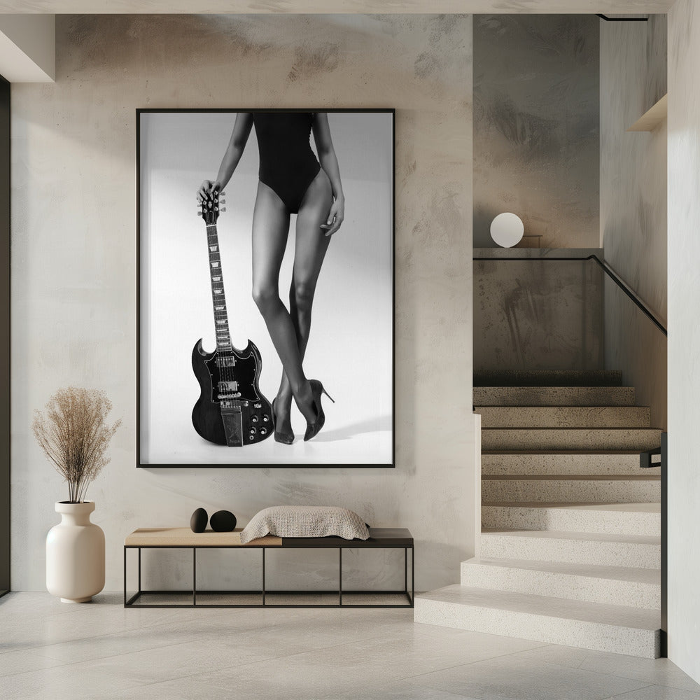 Lady And The Gibson plakat