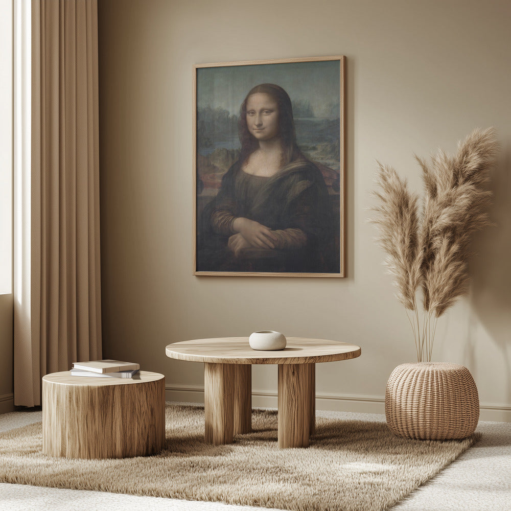 Mona Lisa Del Giocondo 1503–1506 Lærredsplakater