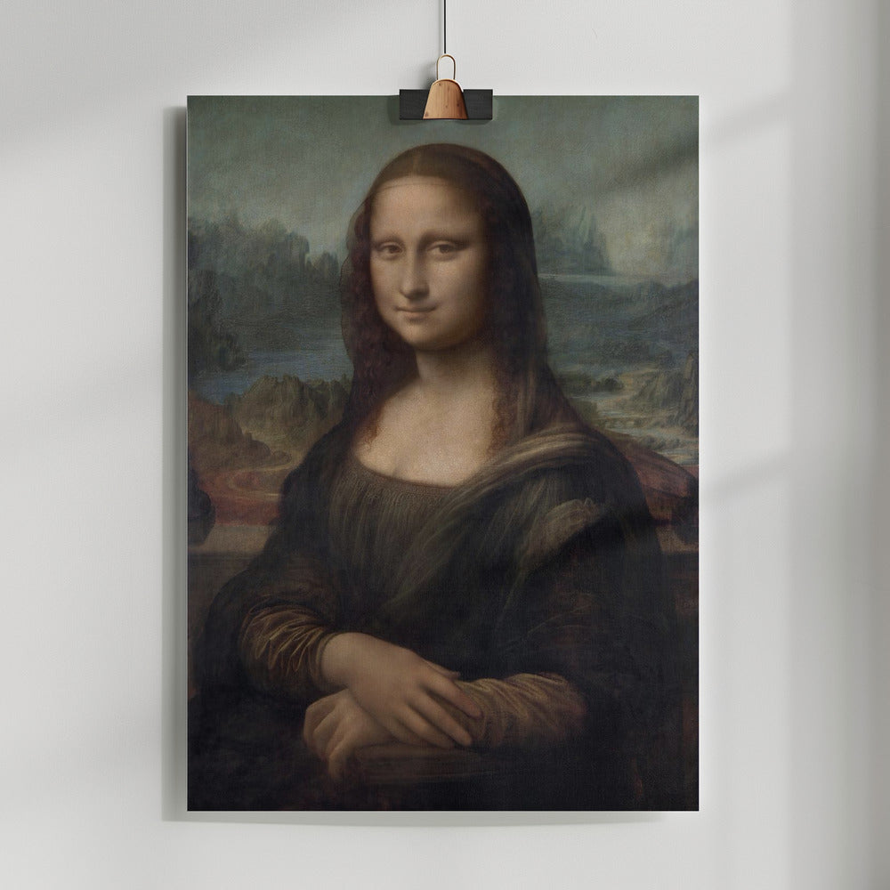 Mona Lisa Del Giocondo 1503–1506 Lærredsplakater