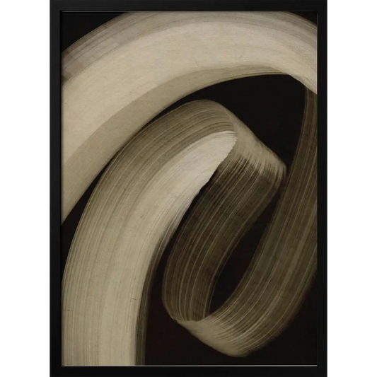 Beige Strokes No 3 Poster - 2868388