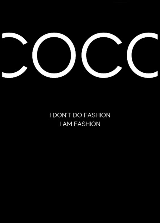 Coco Chanel plakat