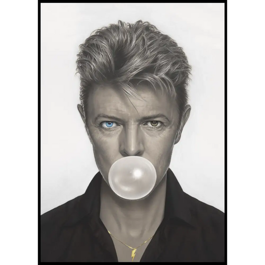 David Bowie Bubblegum Poster