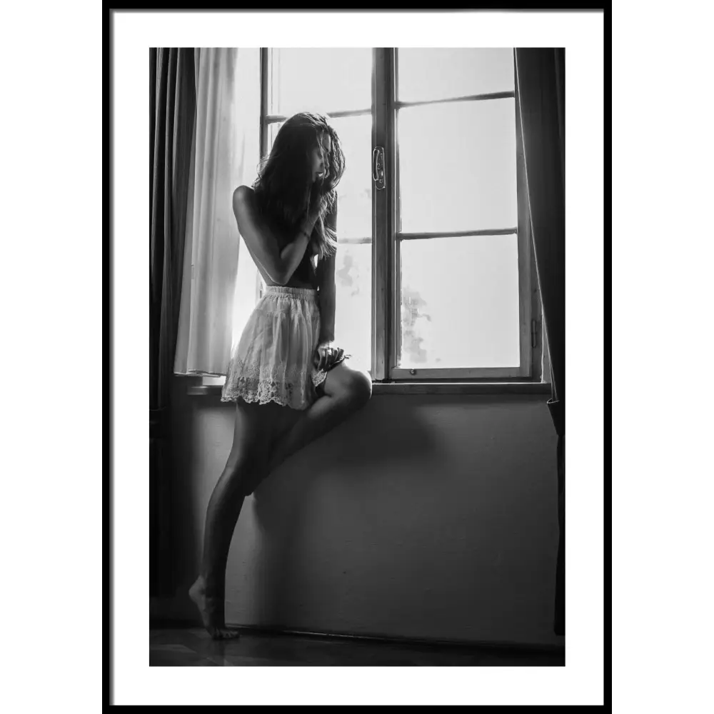 Girl in window No4 Poster